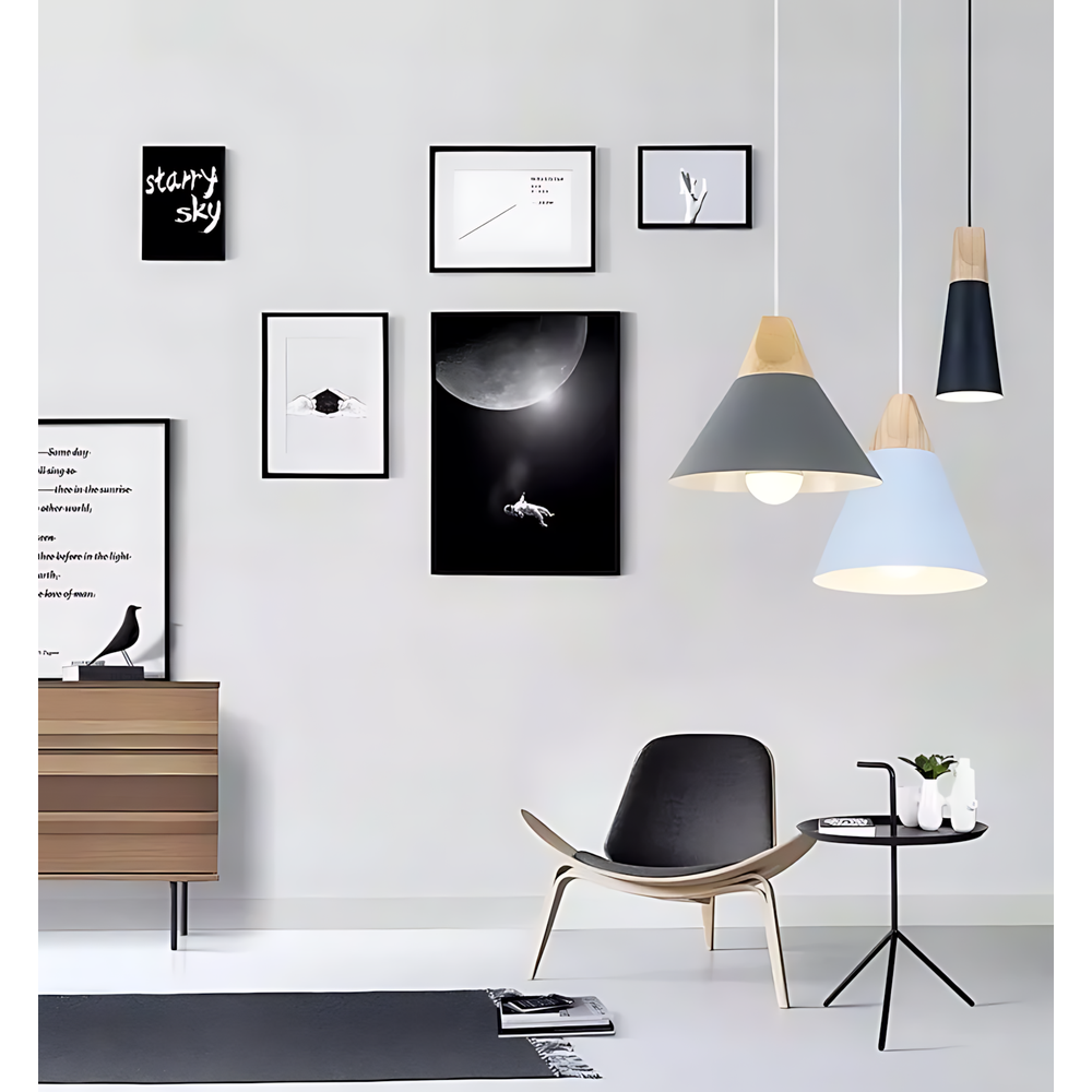 Hängelampe SCANDI C Black