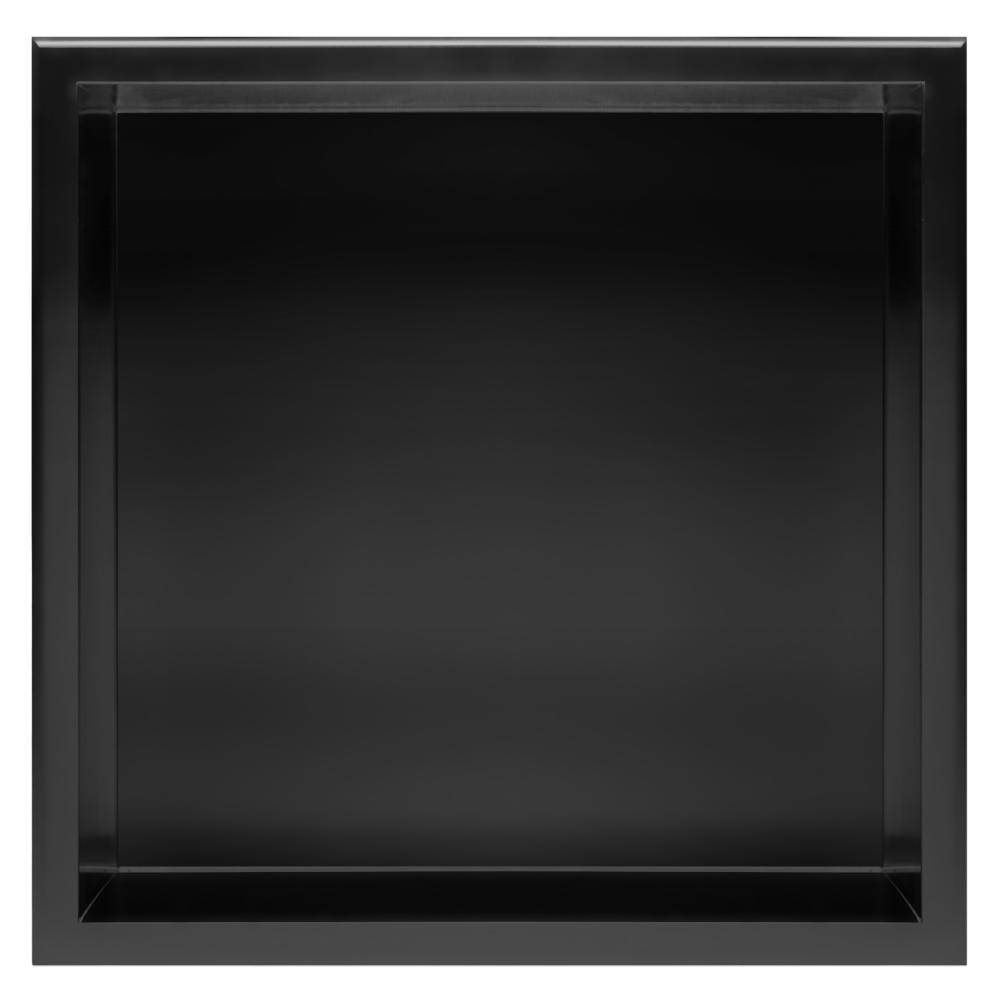 bathroom shelf 30x30 matte black