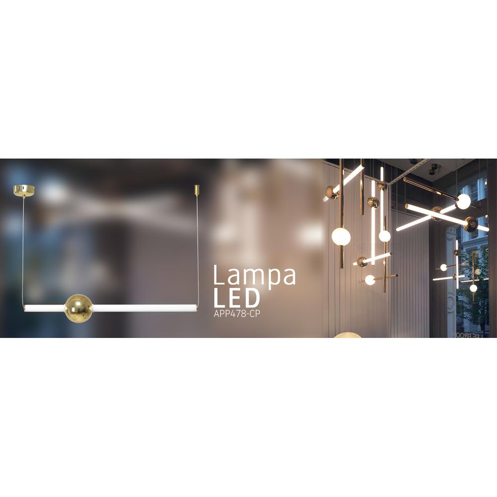 Deckenlampe LED white gold APP478-CP
