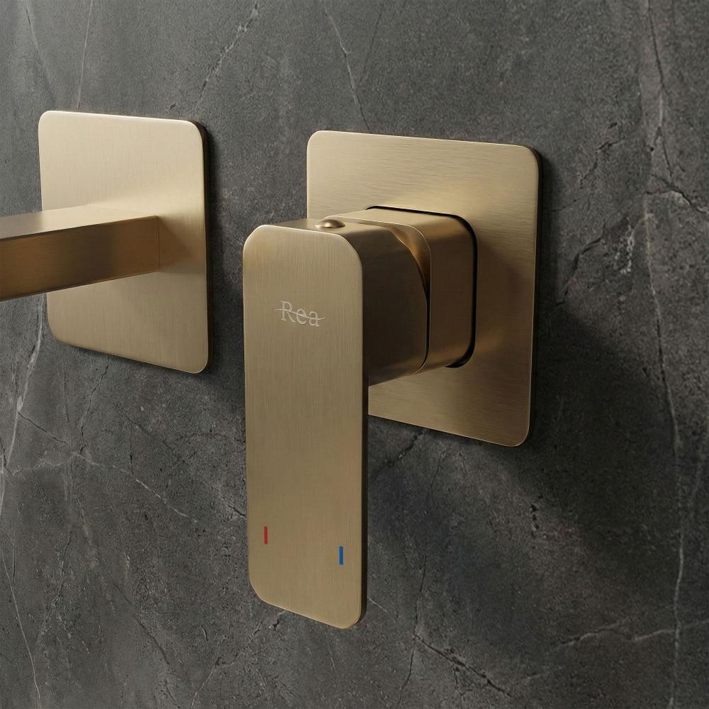 Смесител за вграждане REA Arlo Brush Gold