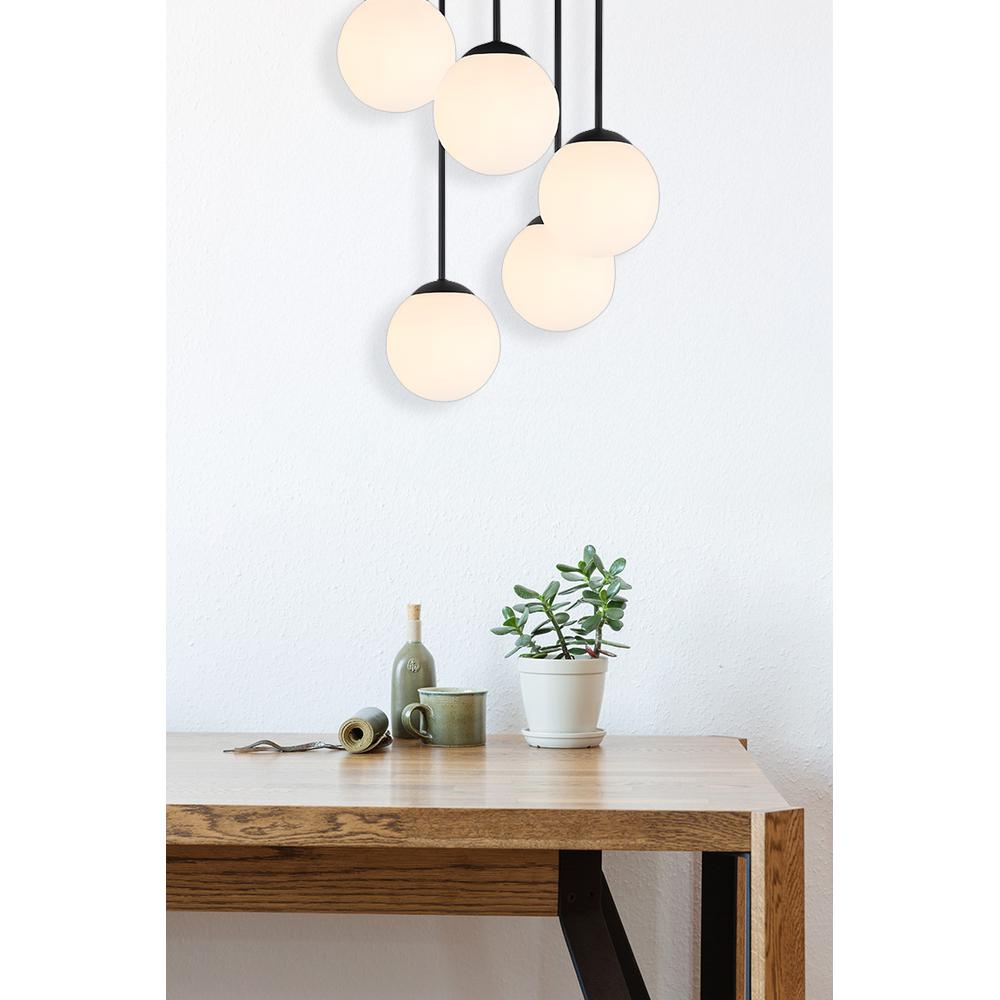 Hängelampe  APP1816-5CPR BLACK