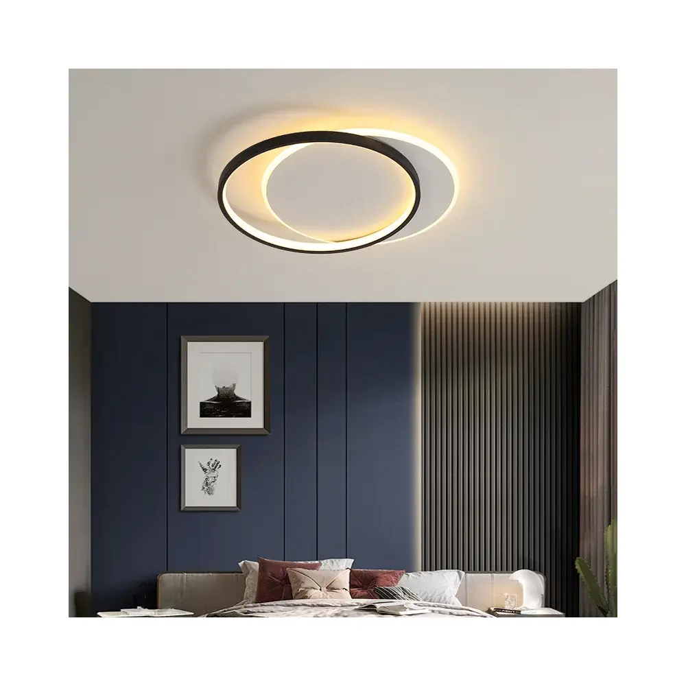 Ceiling lamp LHJ076-C BLACK 40 CM LED