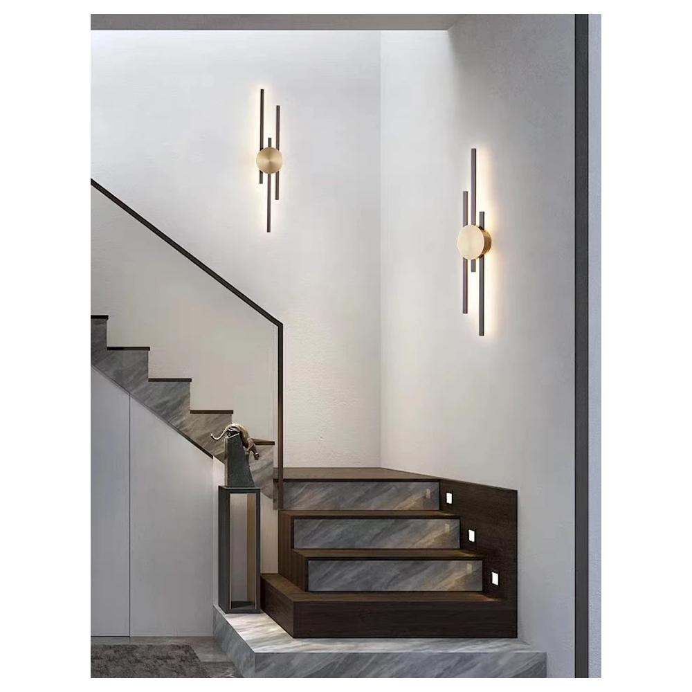 Wandlampe LED APP1437-W BLACK GOLD