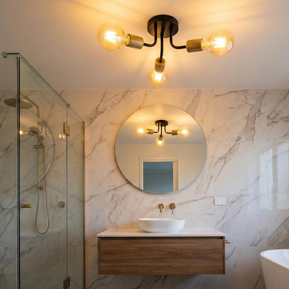 Лампа APP1117-3C Black Gold