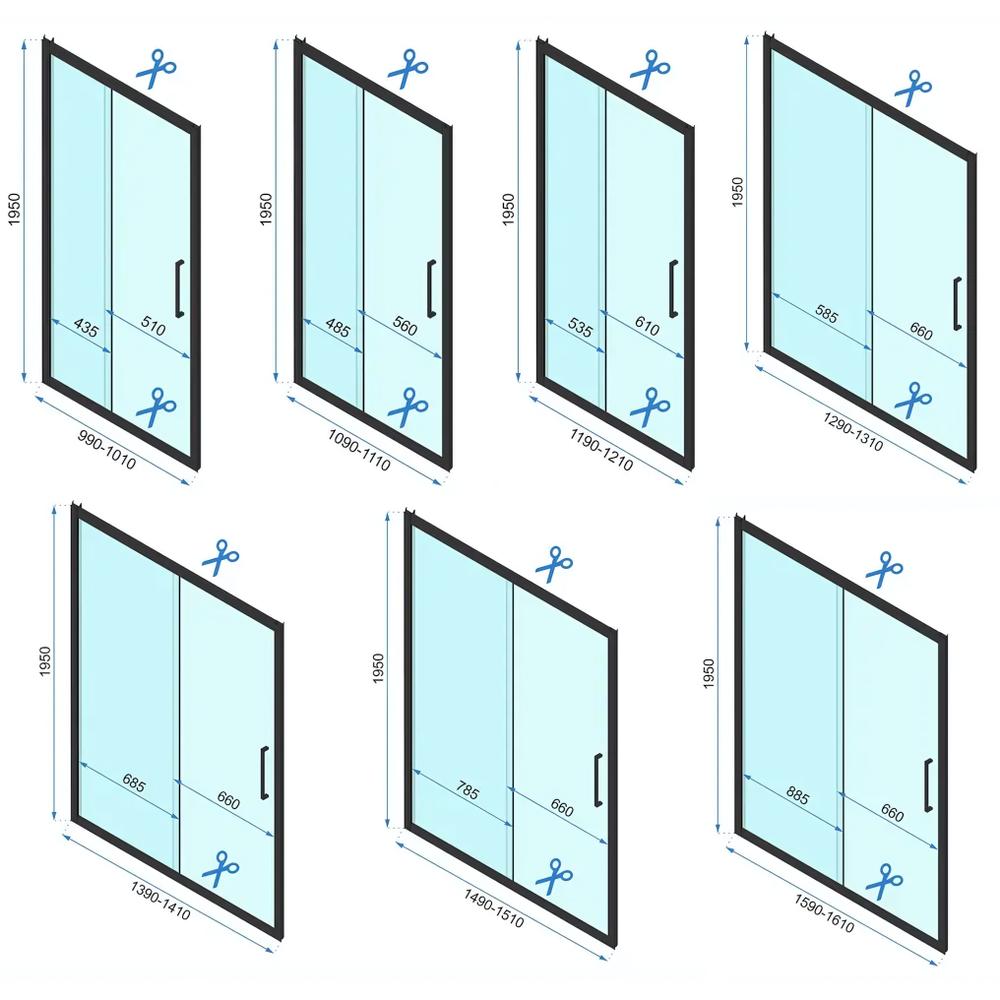 Sprchová kabina REA Rapid Slide Chrome