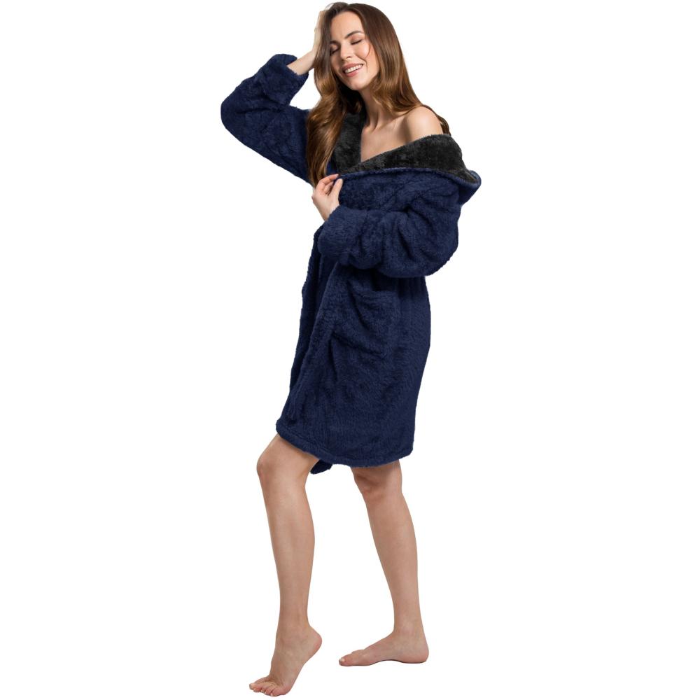 Bathrobe Jordan Navy Black women M