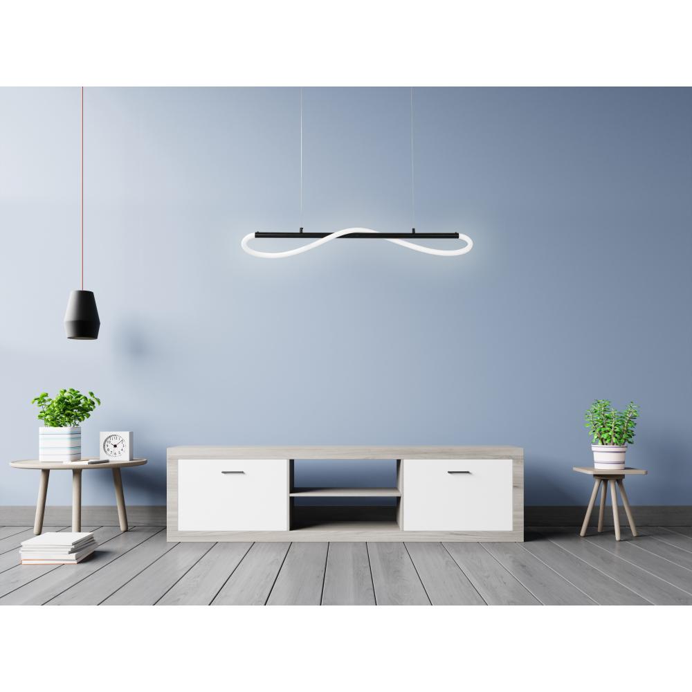 Lampe LED APP853-CP LONG BLACK