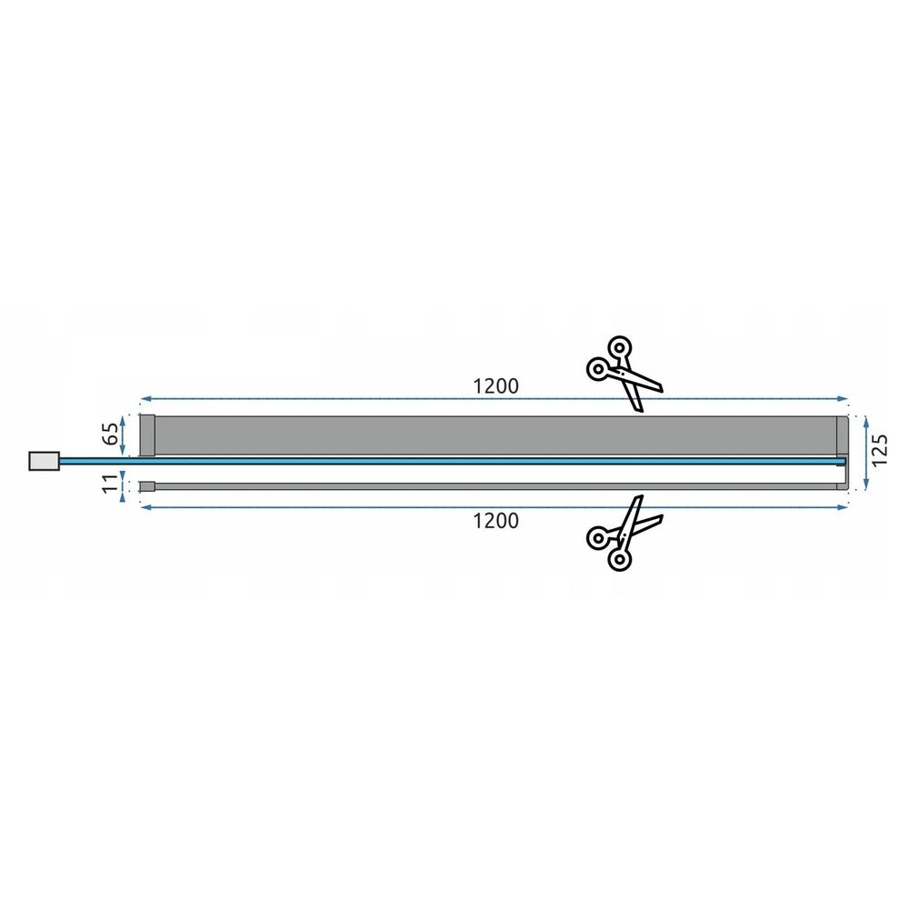 Τοίχο ντους Rea Bler 120 με ράφι και κρεμάστρα Evo