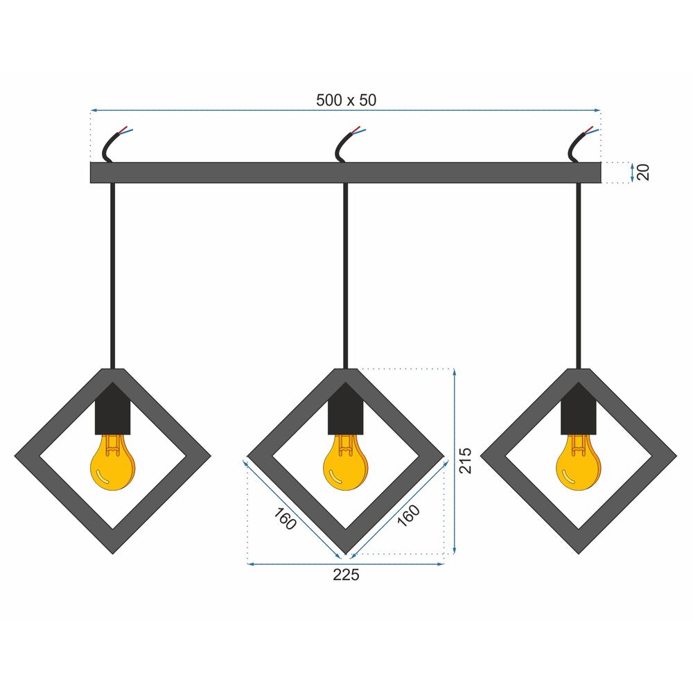 Lampe Denver 180979B