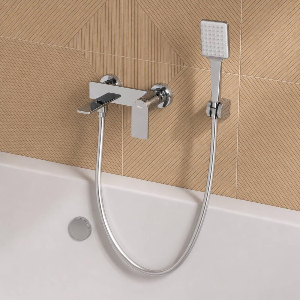 Wąż prysznicowy bezskrętny Rea Chrom 150 cm