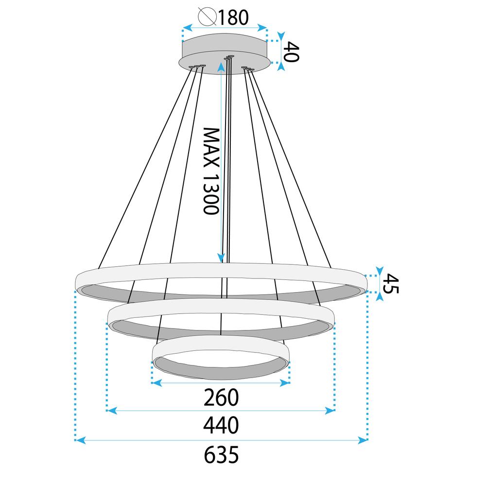 Lampe LED  LHJ042-CP3 GOLD