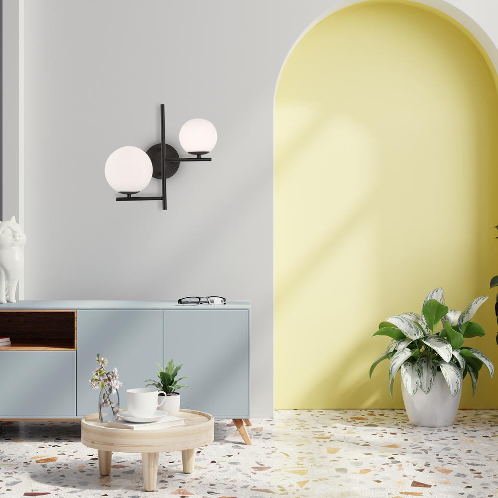 Wandlampe APP1170-2W  Black