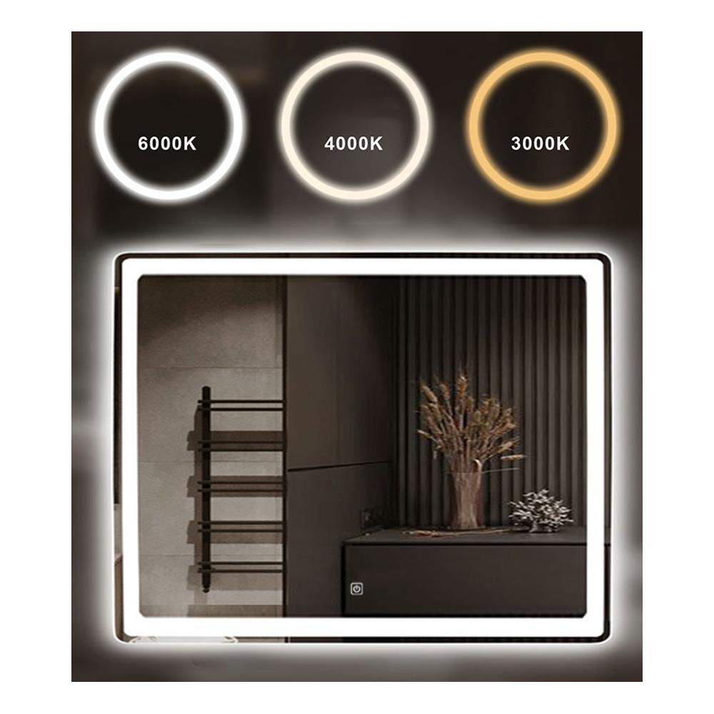 LUSTRO ŚCIENNE LED 80x60cm P10407