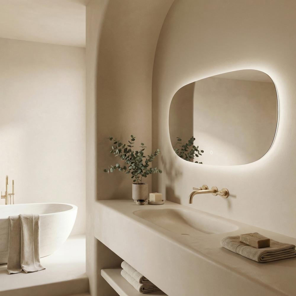 Lustro ścienne LED 100x60cm TOP-4