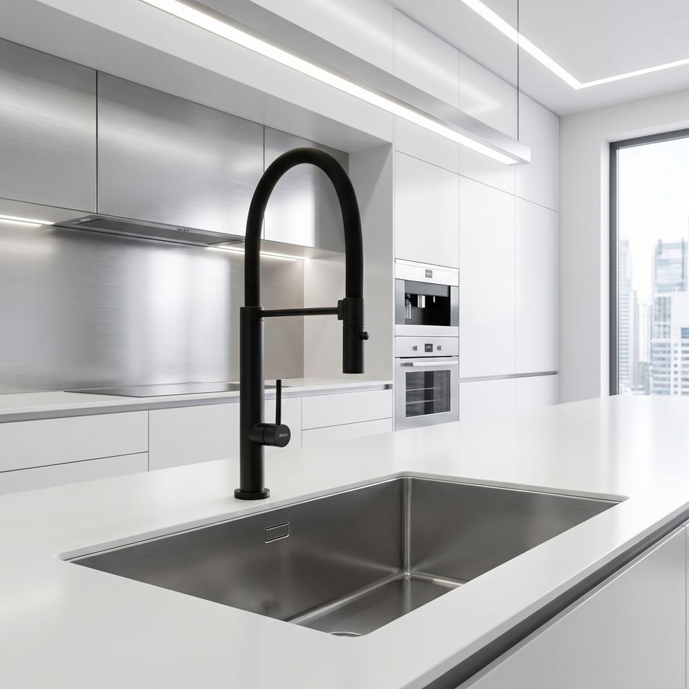 Bateria kuchenna Rea Viera Czarna