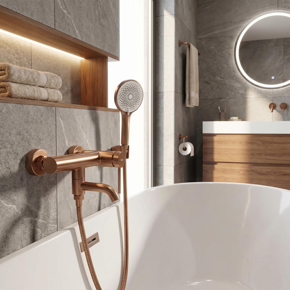 Bath mixer Rea Clif Brushed Copper