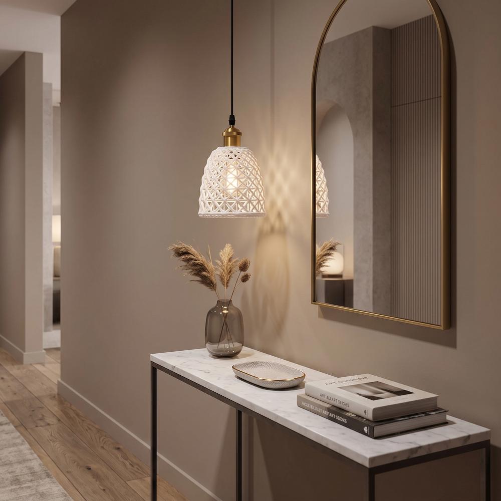Lampa wisząca APP1006-1CP Biała