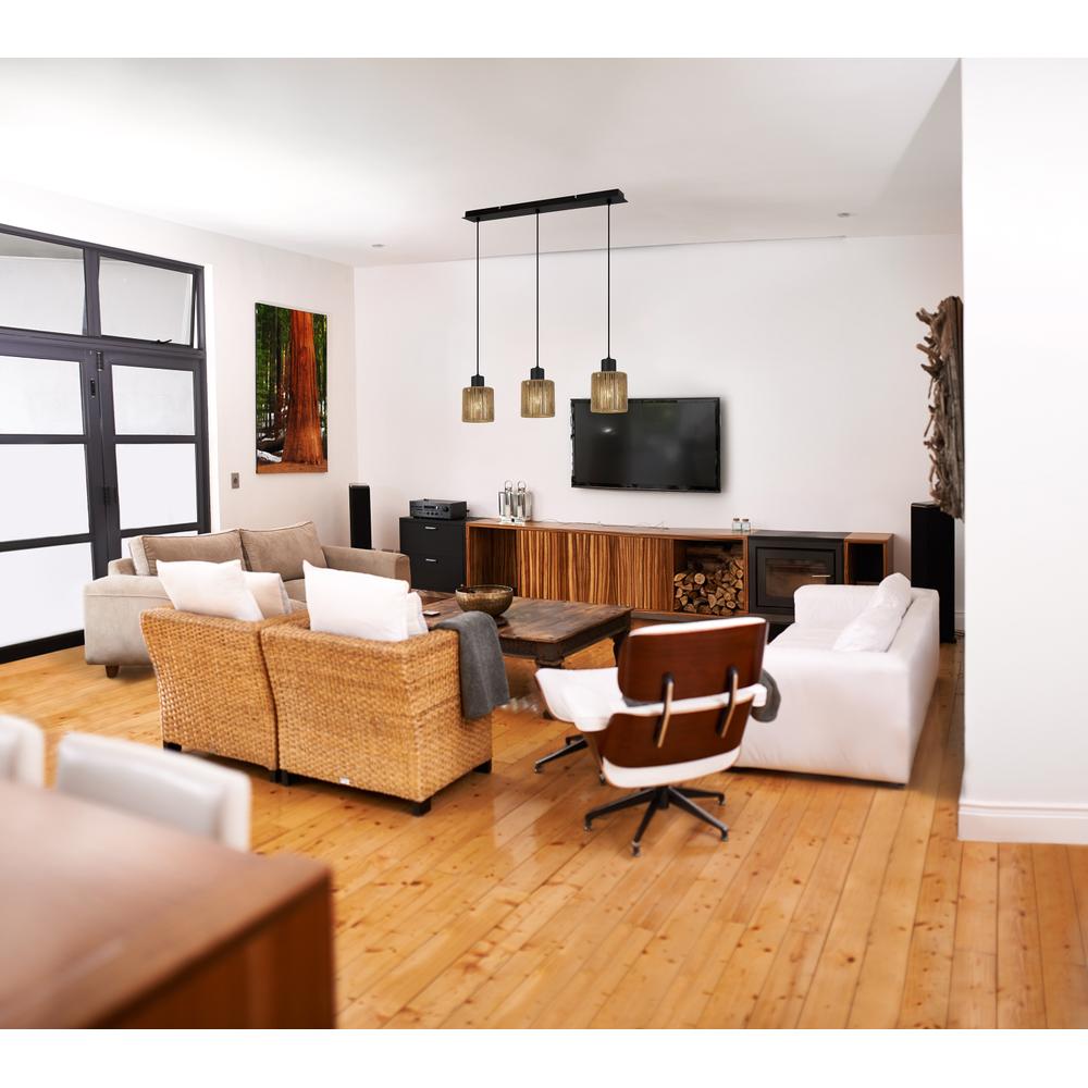 Hängelampe  APP1821-3CP NATURE BLACK