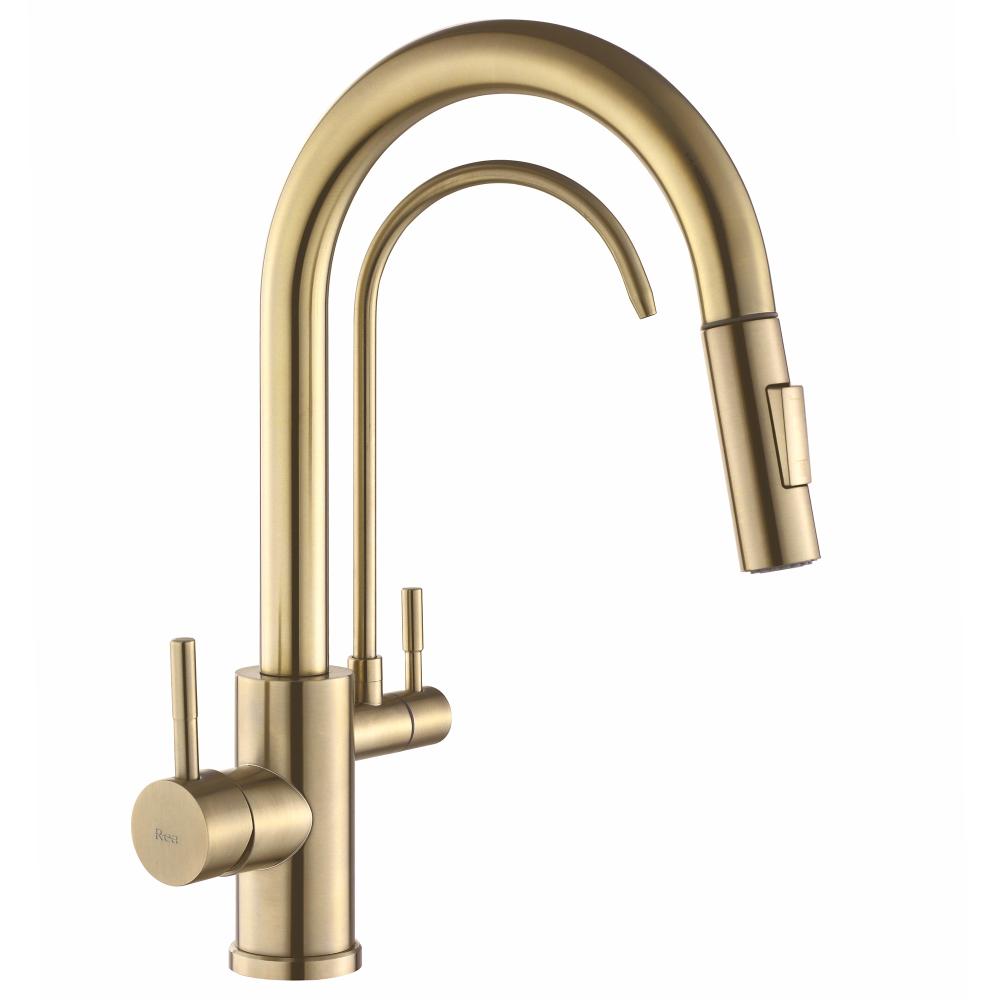Kitchen faucet Eco Fresh BRUSH GOLD