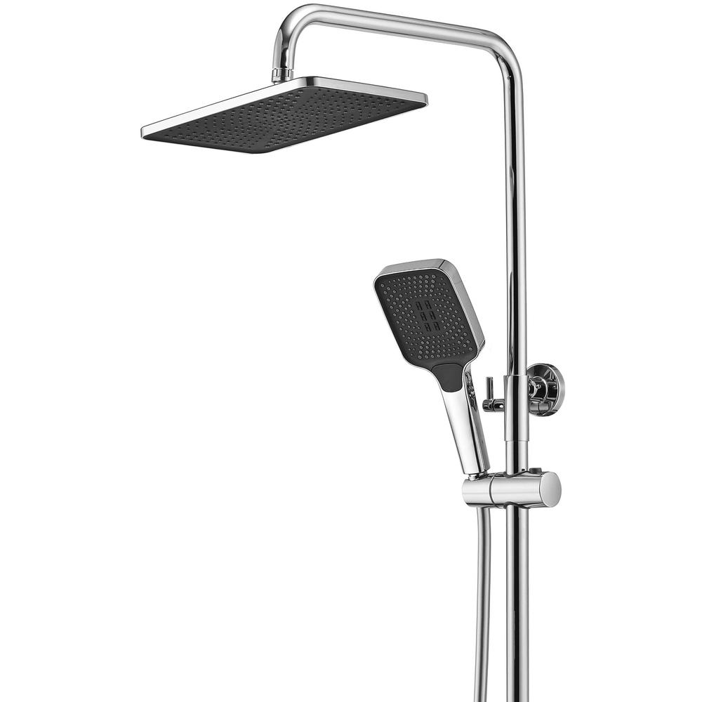 REA ROB Chrome dušas komplekts ar termostatu