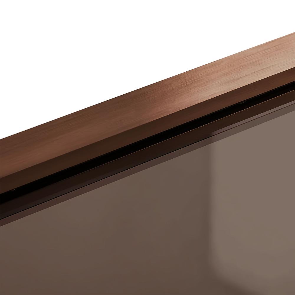 Badewanneaufsatz Rea Elegant Brush Copper 80