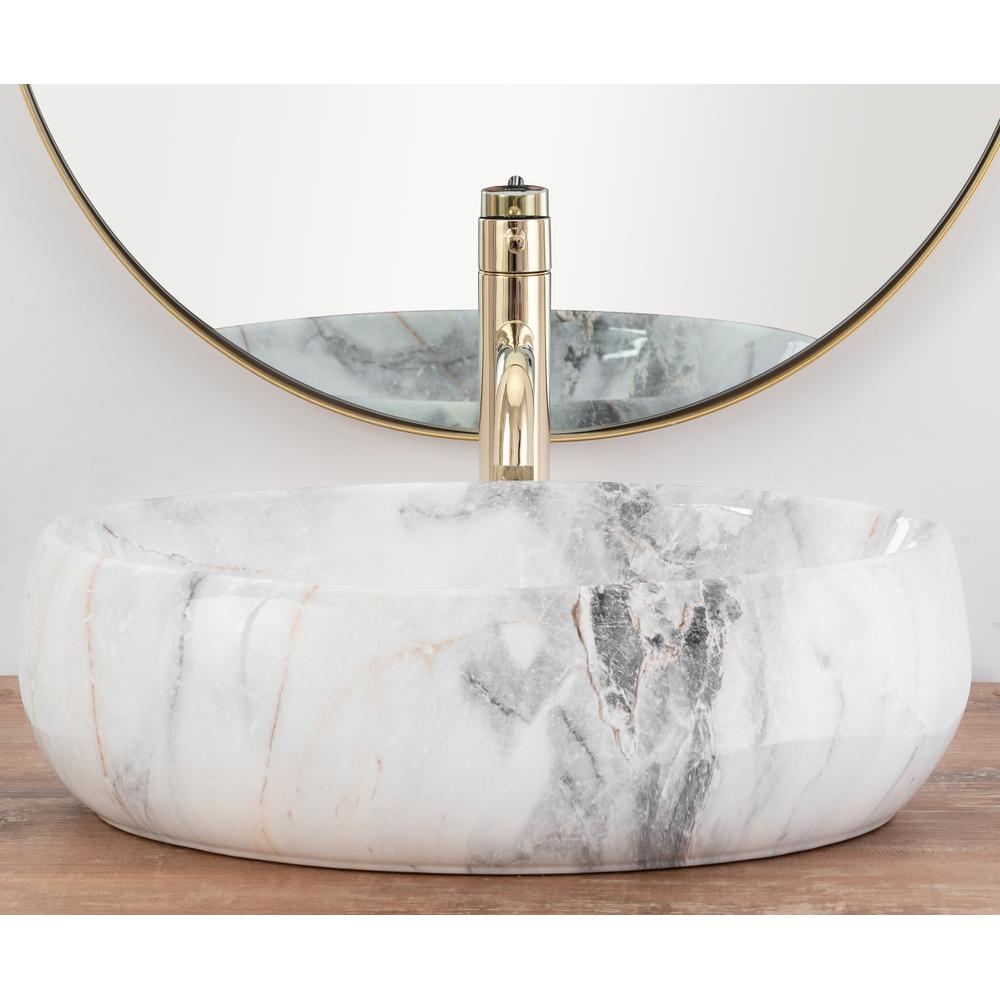 Umywalka nablatowa Rea Linda Granit