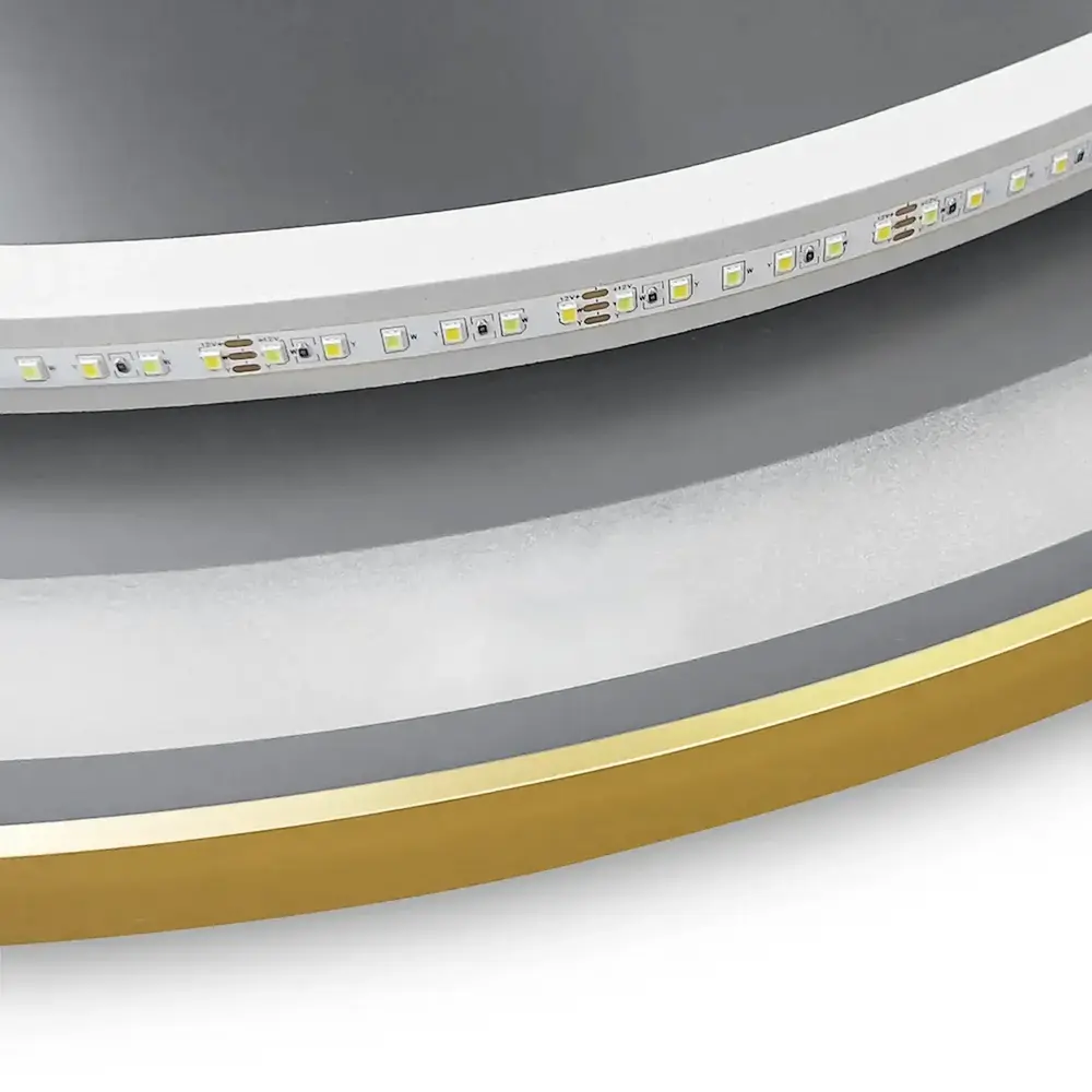 ΚΑΘΡΕΦΤΗΣ ΤΟΙΧΟΥ LED 50cm MMJ BRUSH GOLD