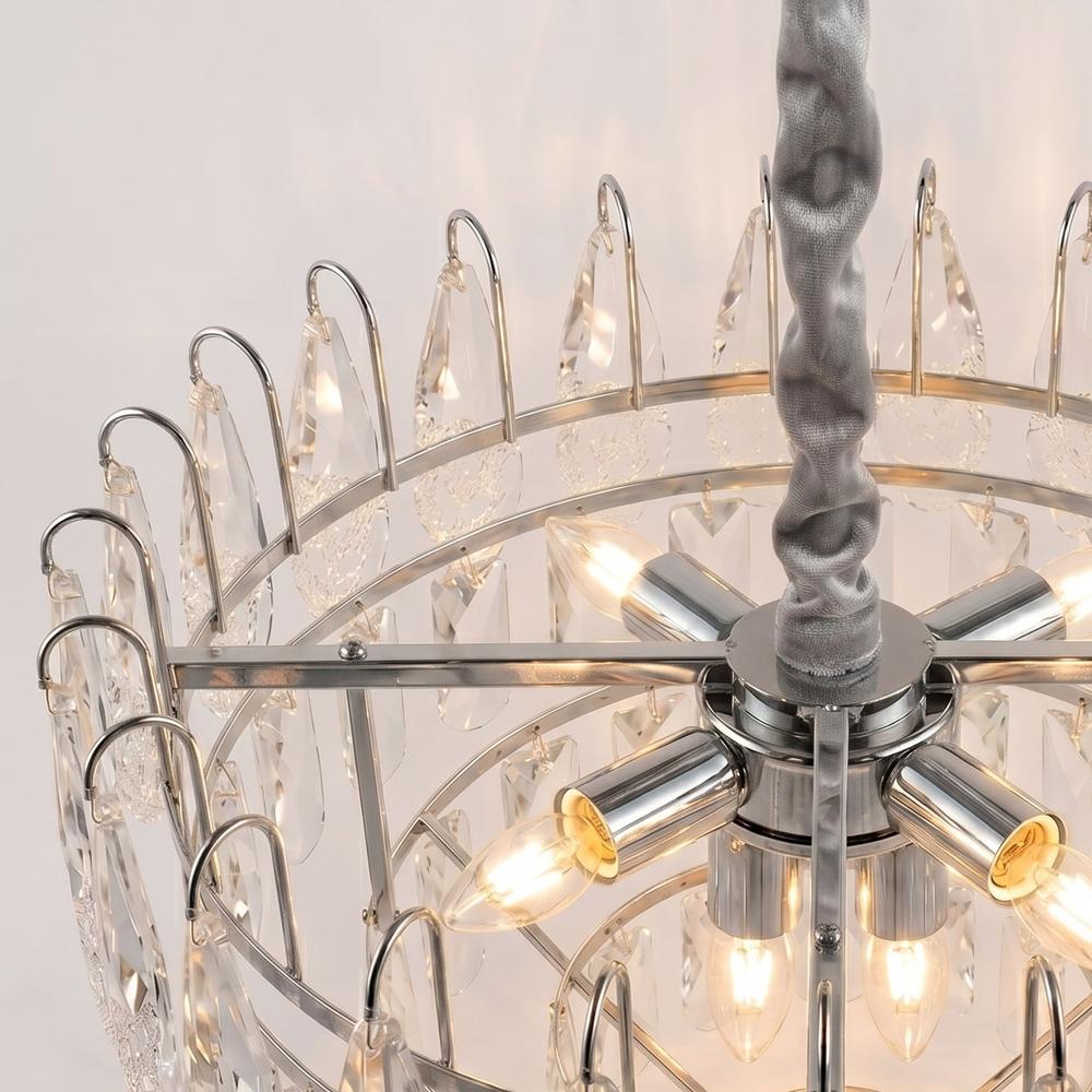 Кристална висяща лампа SWE079-CP 50cm Chrom