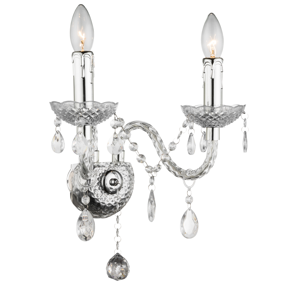 Wandlampe EBT017-2W Transparent