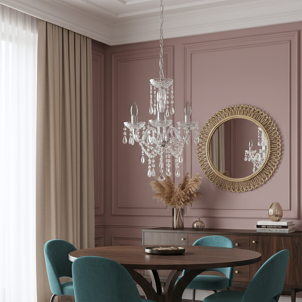 Deckenleuchte EBT006-3CP TRANSPARENT