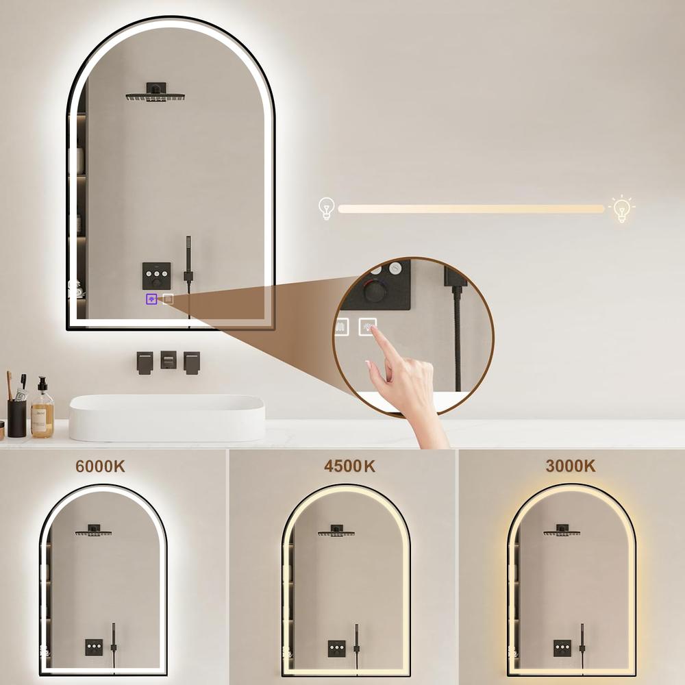 Espejo LED 60x100cm DASH BLACK