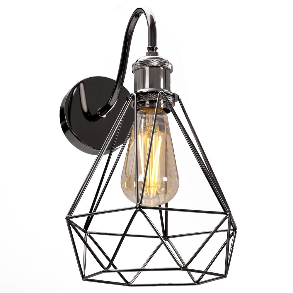 Wandlampe Loft Black Chrome 392230