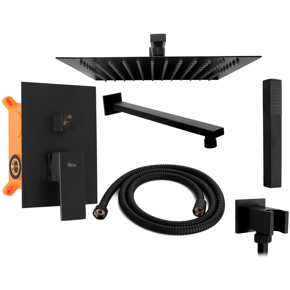 Σετ ντους REA Fenix ​​Black Concealed + Κουτί