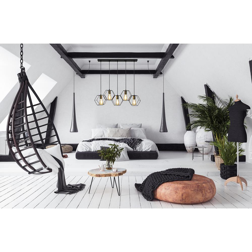 Hängelampe APP1133-5CP Black Gold