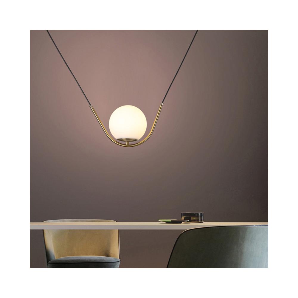 Hängelampe Gold Glas APP689-1CP