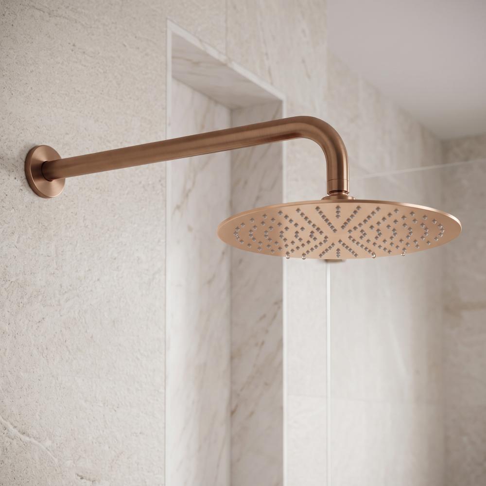 Ramię do deszczownicy okrągłe REA JS-9021 40cm Miedź szczotkowana