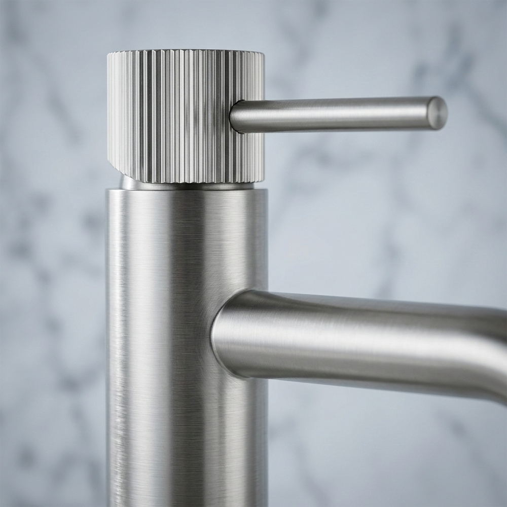 Fürdőszobai csaptelep Rea Lungo Stripe Brush Nickel