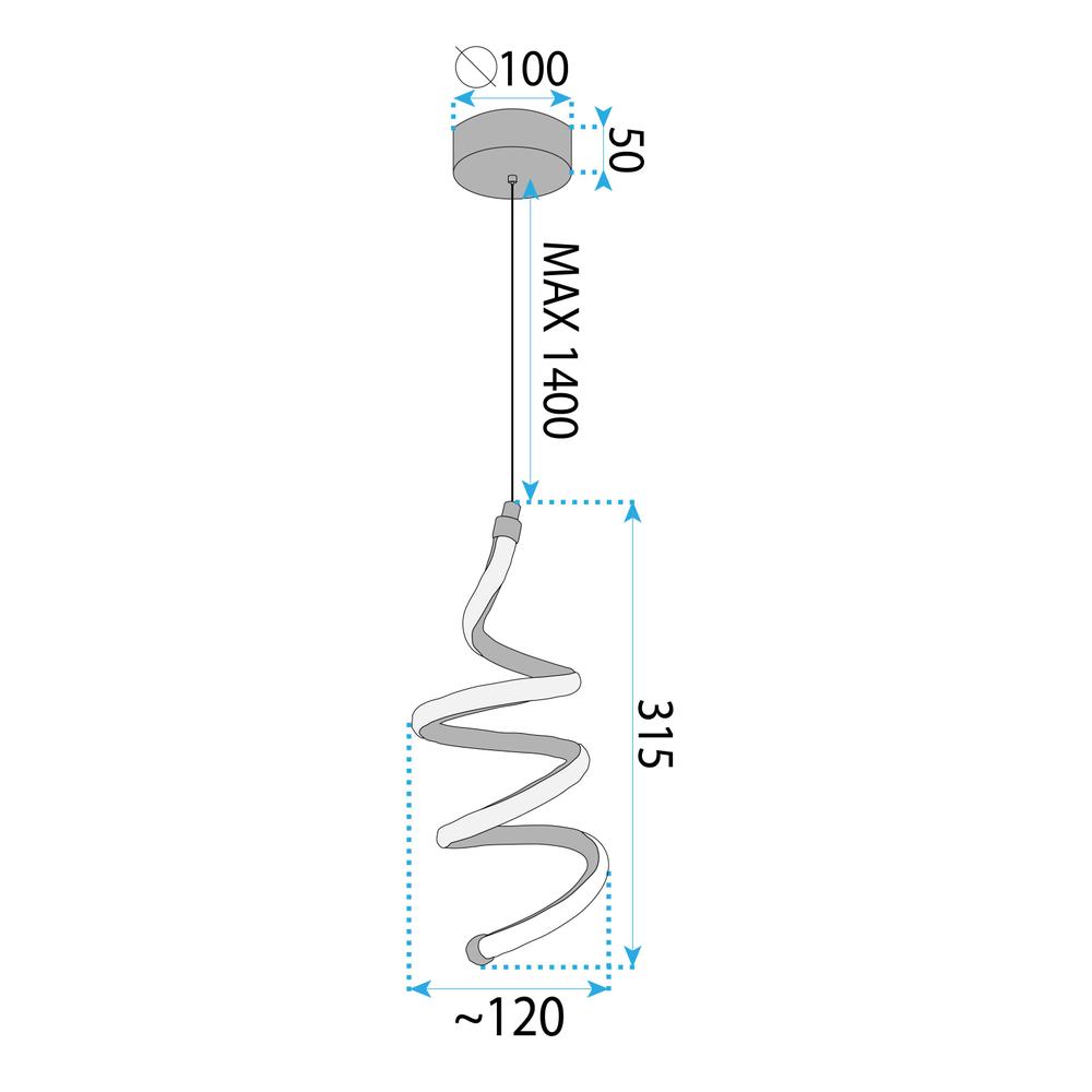 LED Pendelleuchte Deckenlampe LHJ096-1CP light rose gold