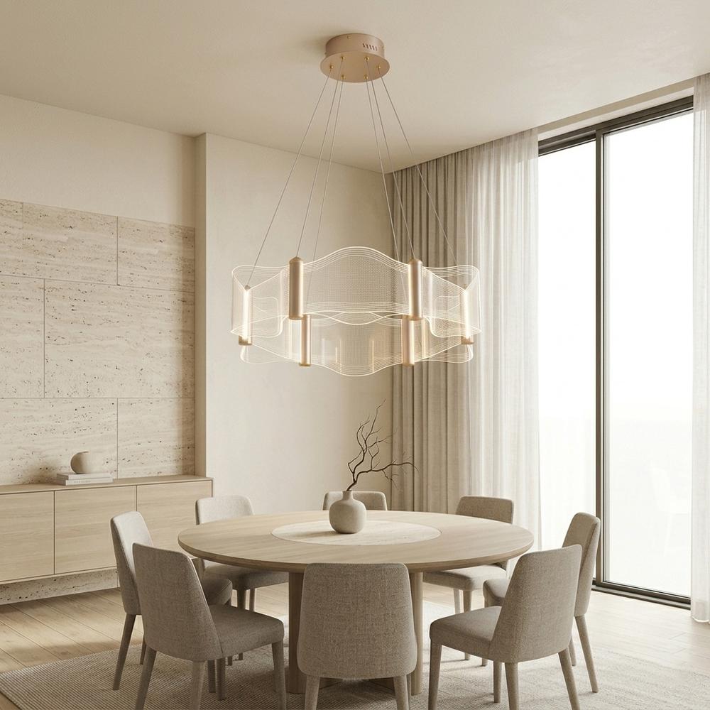 LAMPA SUFITOWA WISZĄCA G151-CP ZŁOTA