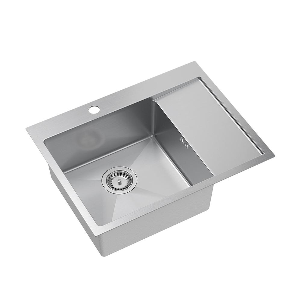 Stainless steel sink RUSSEL 116 BRUSH NICKEL