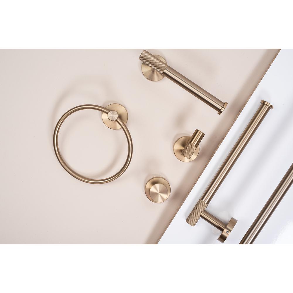 Bathroom hanger 6603 Modern Brush Gold