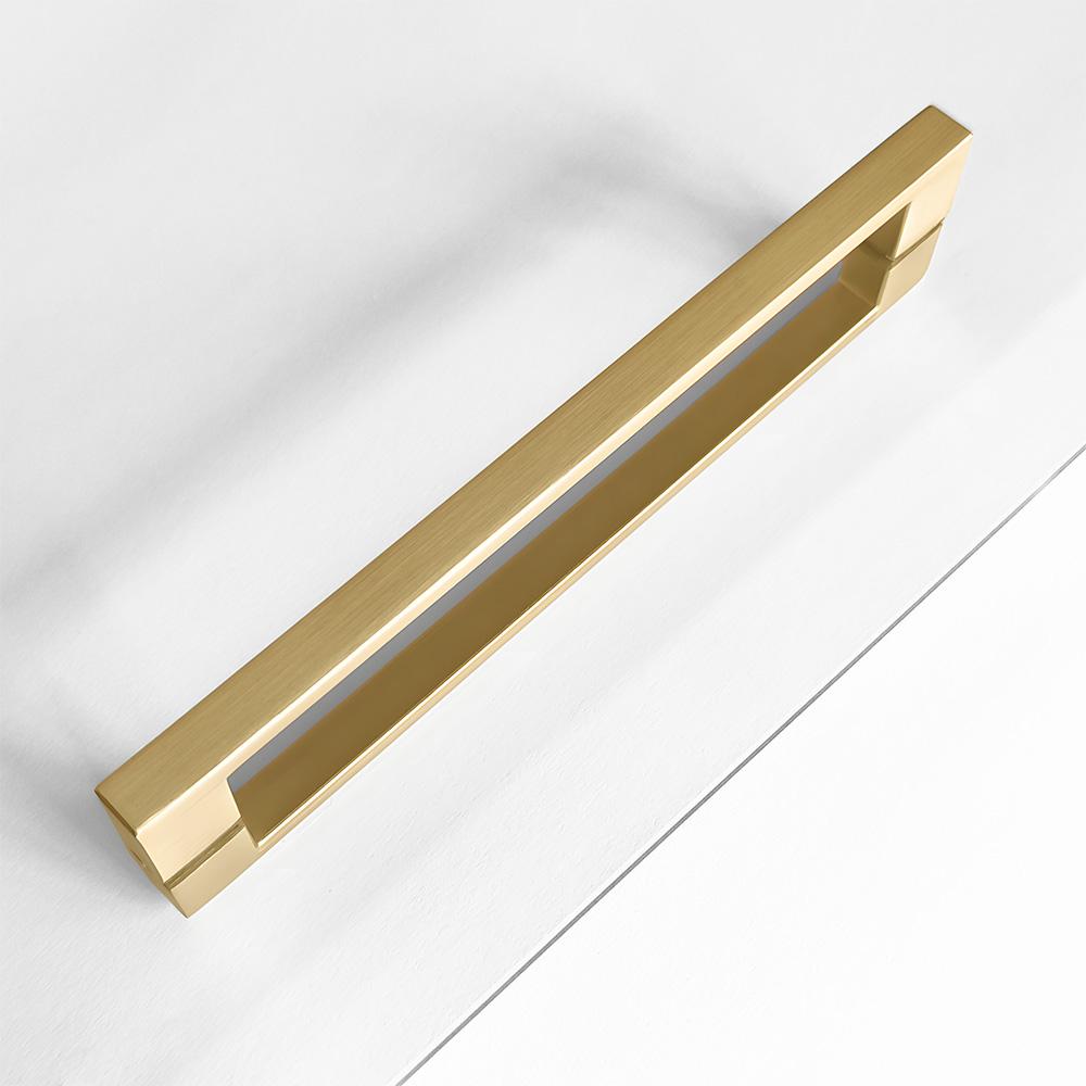 Duschkabine Rea City 80 x 100 Brush Gold