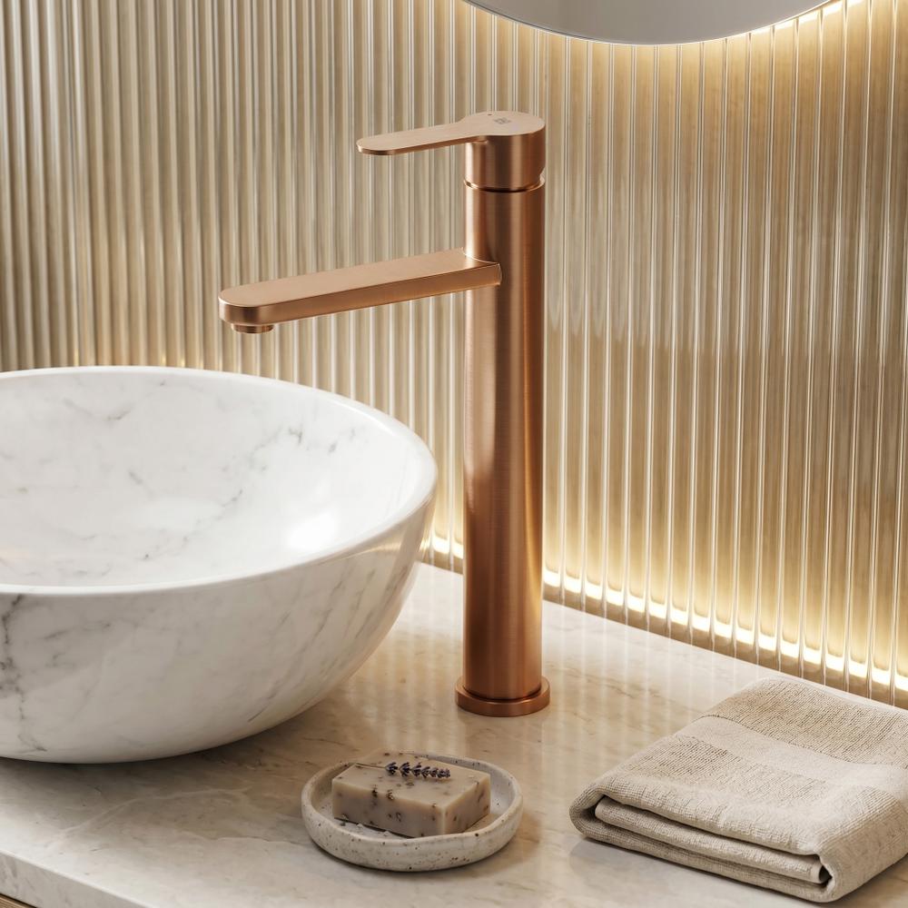 Kupaonska miješalica Rea Arcos Brush Copper