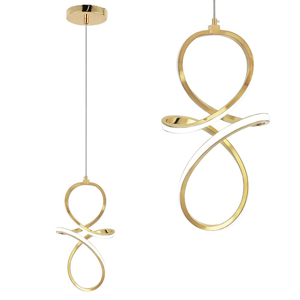 LED-Hängeleuchte LHJ091-1CP GOLD