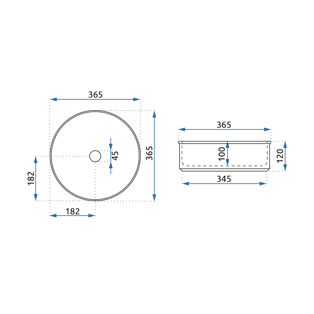 Vasque à poser Rea Charlotte