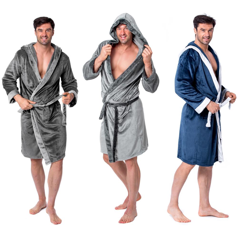 Szlafrok męski Comfort Navy