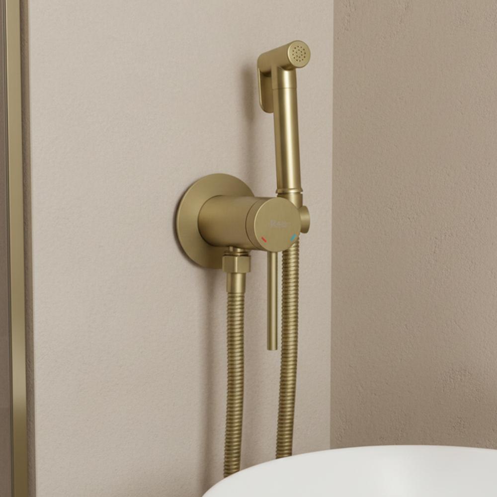Bidet faucet Foss Clif Brush Gold