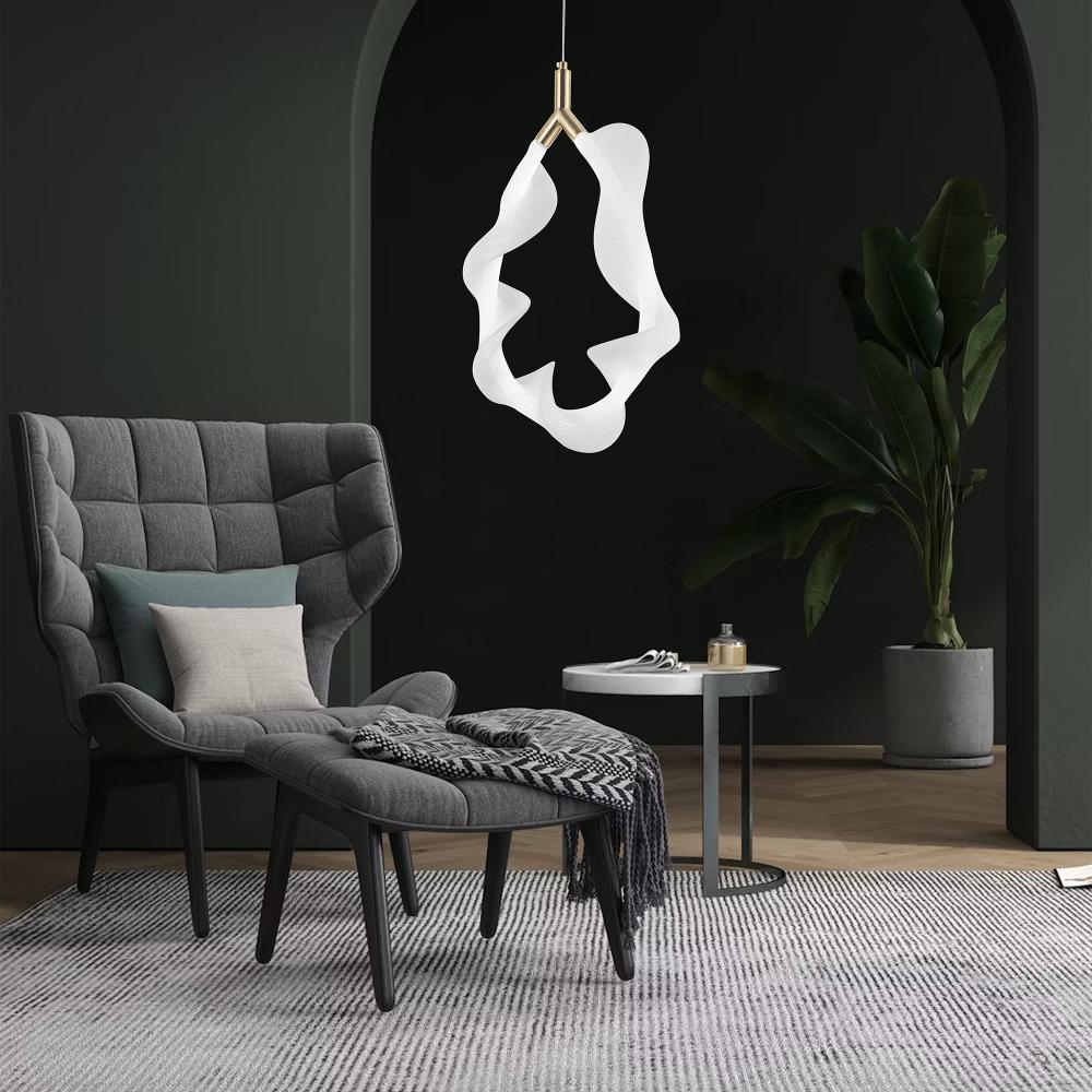 Lampe LED G013-1CP WHITE/GOLD