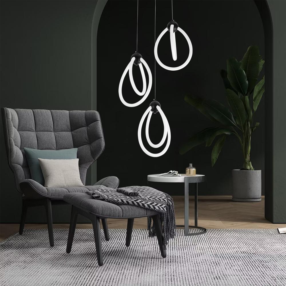 Lampe LED G022-3CPR Black