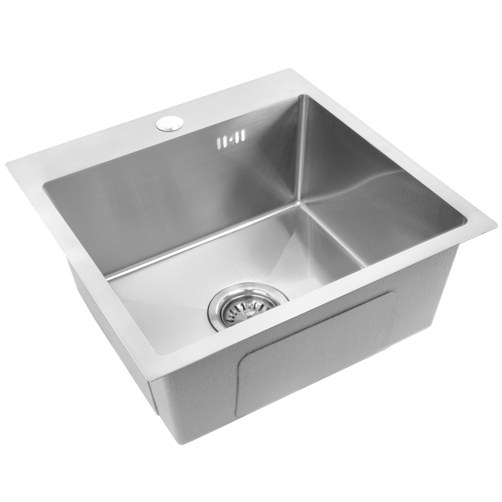 Évier en acier Leo 40 BRUSH NICKEL